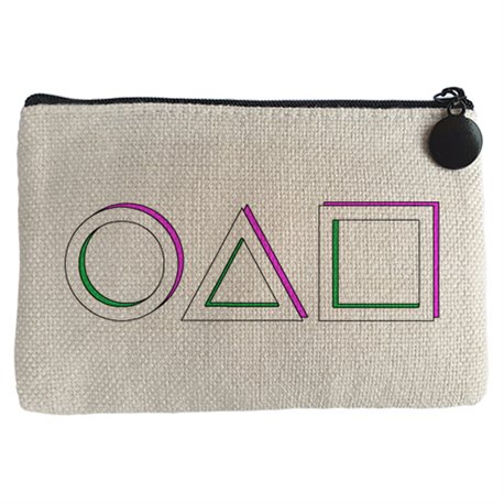 Monedero ilustración de los símbolos del calamar