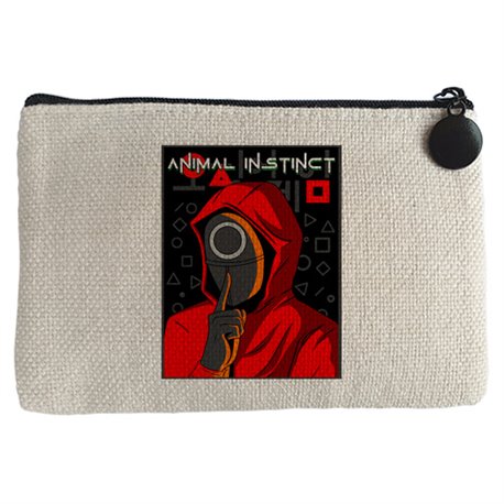 Monedero ilustración del soldado de círculo del calamar