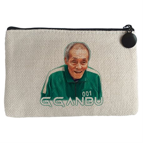 Monedero ilustración del viejo Gganbu del Calamar