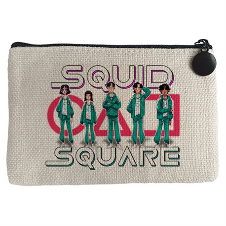 Monedero parodia del calamar squid square