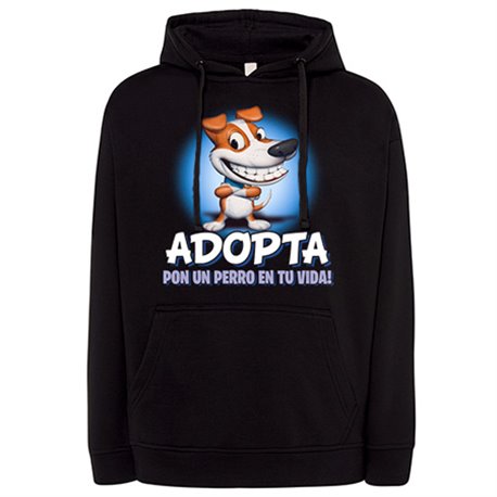 Sudadera adopta por un perro en tu vida