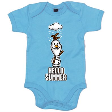 Body bebé Hello Summer muñeco de nieve