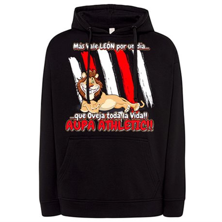 Sudadera frase divertida león del Athletic por un día