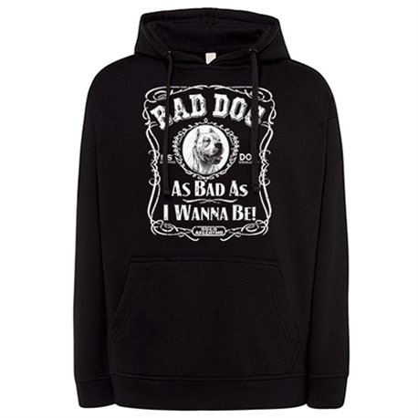 Sudadera frase perro mascota raza Dogo Argentino Bad dog as bad as I wanna be
