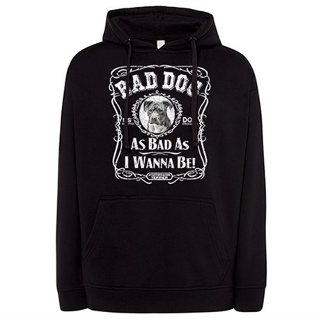 Sudadera frase perro raza Staffordshire Terrier Bad dog as bad as I wanna be