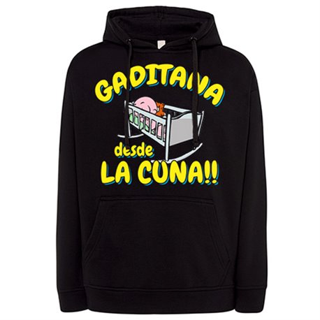 Sudadera Gaditana desde la cuna para aficionado al fútbol