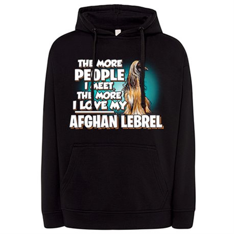 Sudadera I love my Afghan Lebrel raza perro