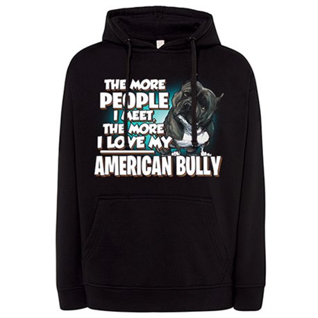 Sudadera I love my American Bully raza perro