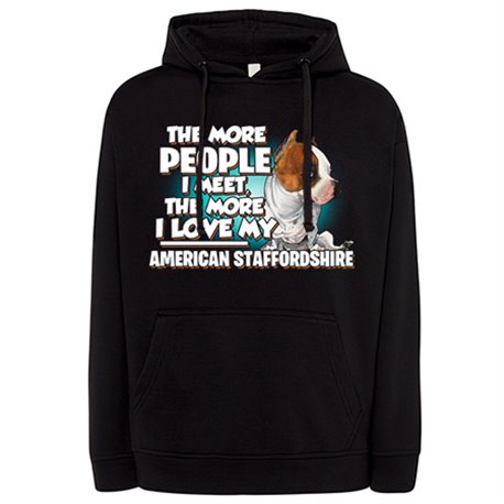 Sudadera I love my American Staffordshire raza perro