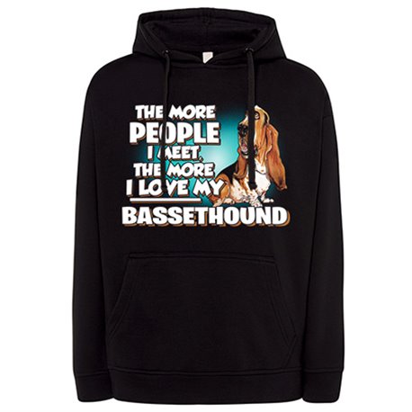 Sudadera I love my Bassethound raza perro