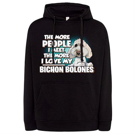Sudadera I love my Bichon Bolones raza perro