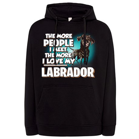 Sudadera I love my Black Labrador raza perro