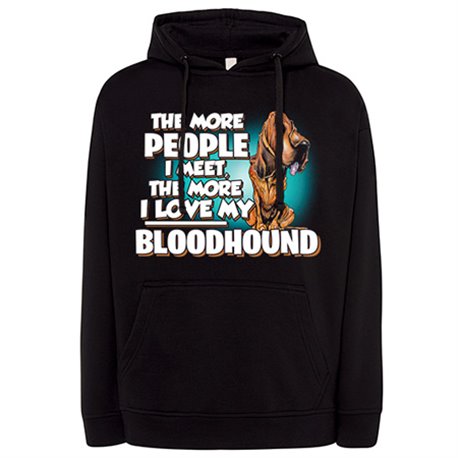 Sudadera I love my Bloodhound mascota raza perro