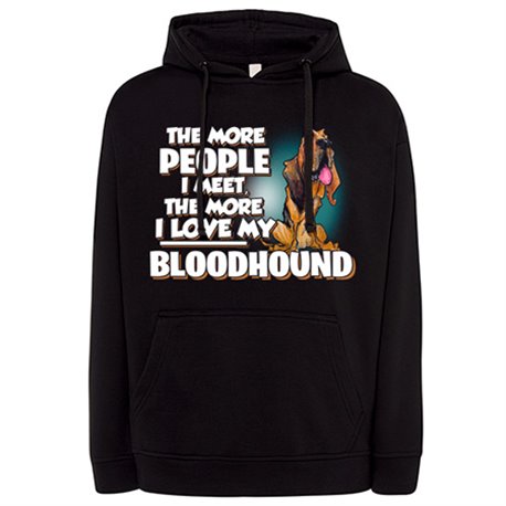 Sudadera I love my Bloodhound raza perro