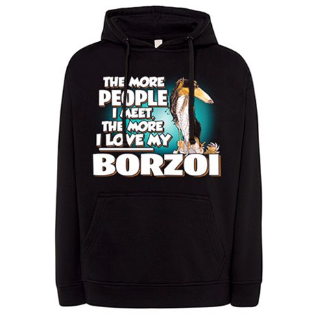 Sudadera I love my Borzoi raza perro