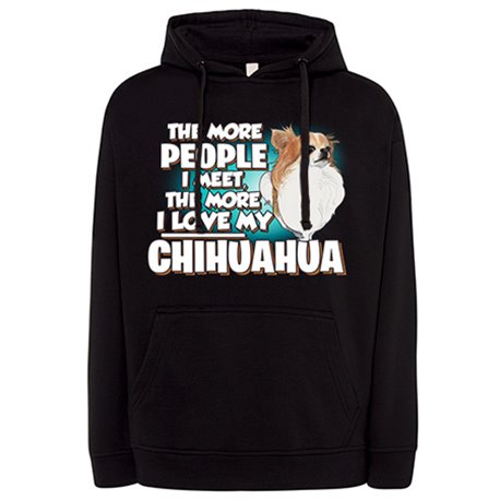 Sudadera I love my Chihuahua long hair raza perro