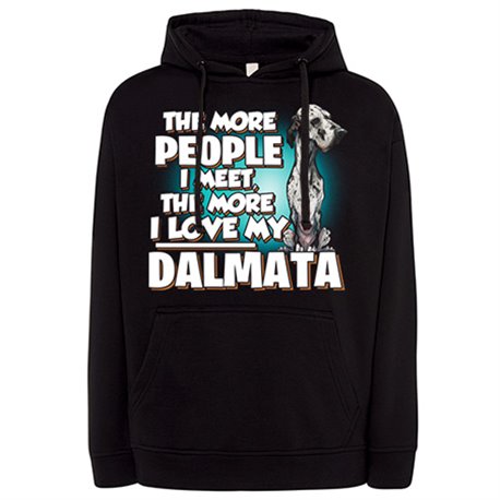Sudadera I love my Dalmata raza perro