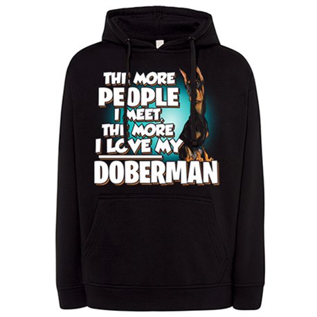 Sudadera I love my Doberman raza perro