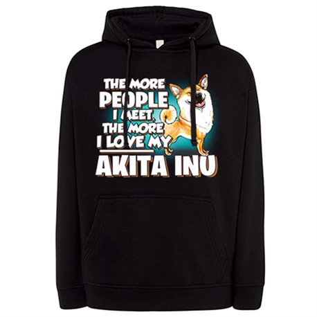 Sudadera I love my dog Akita Inu raza perro