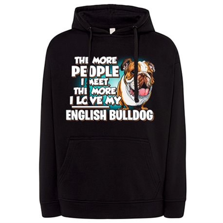 Sudadera I love my English Bulldog mascota raza perro
