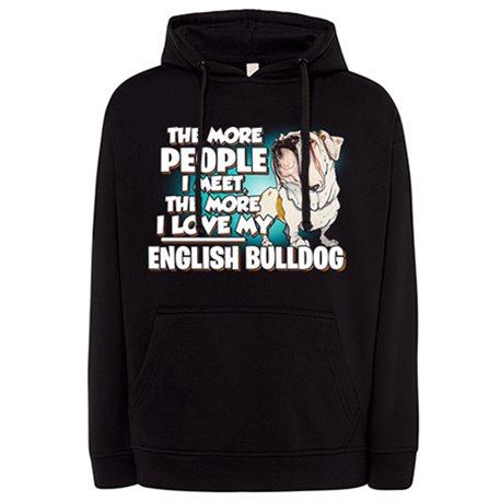 Sudadera I love my English Bulldog raza perro