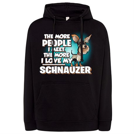 Sudadera I love my Schnauzer raza perro