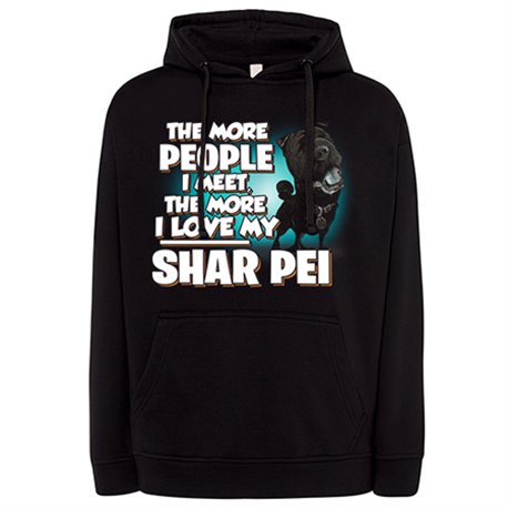 Sudadera I love my Shar Pei Black raza perro