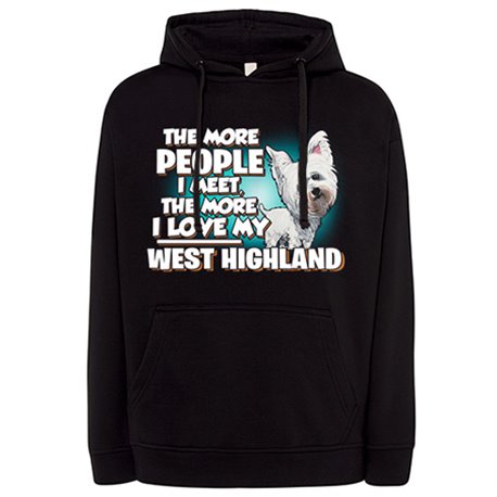 Sudadera I love my West Highland raza perro