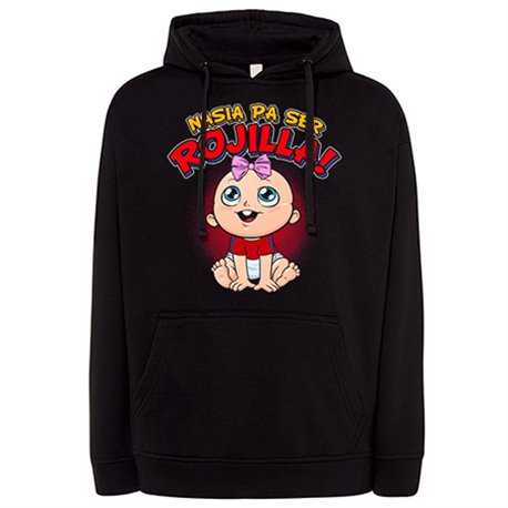 Sudadera nacida para ser Rojilla aficionada al fútbol de Pamplona