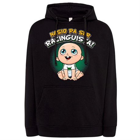 Sudadera nacido para ser Racinguista para aficionado al fútbol de Santander