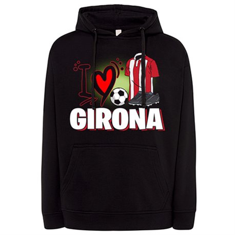 Sudadera para enamorado de su equipo de fútbol de Girona