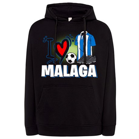 Sudadera para enamorado de su equipo de fútbol de Málaga
