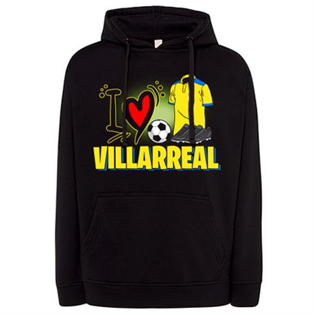 Sudadera para enamorado de su equipo de fútbol de Villarreal