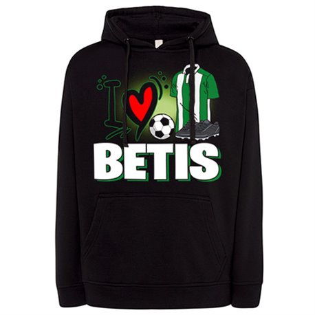 Sudadera para enamorado de su equipo de fútbol del Betis