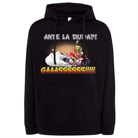 Sudadera para motero ante la duda gaaaaasss