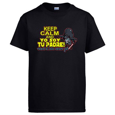 Camiseta Star Wars Keep Calm and yo soy tu padre