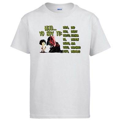 Camiseta Star Wars Hijo yo soy tu padre 