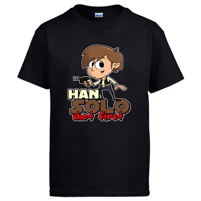 Camiseta Star Wars Han Solo shot first 