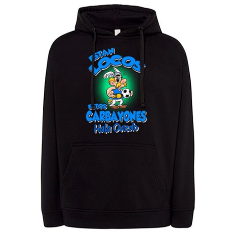 Sudadera parodia de Asteris para aficionados al fútbol de Oviedo