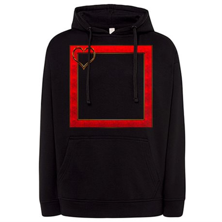 Sudadera personalizada con foto marco amor San Valentín