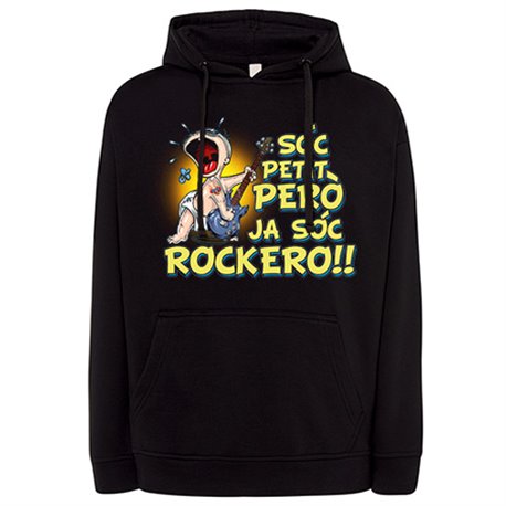 Sudadera Sóc petit però ja sóc rockero