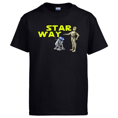 Camiseta Star Wars Star Way