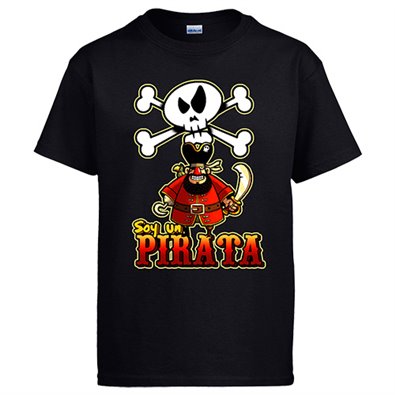 Camiseta Soy un Pirata 