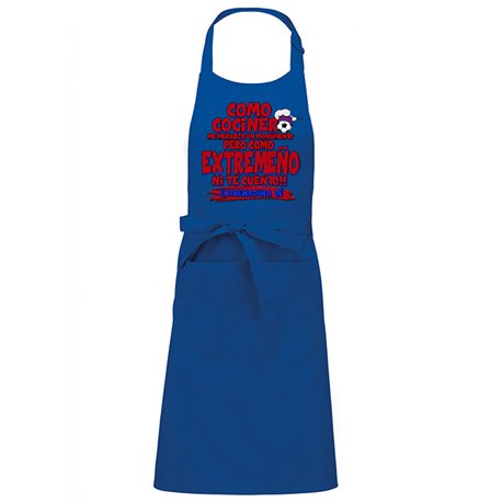Delantal Extremadura cocinero extremeño aficionado al fútbol