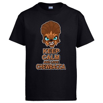 Camiseta Star Wars Keep Calm and love Chewbacca