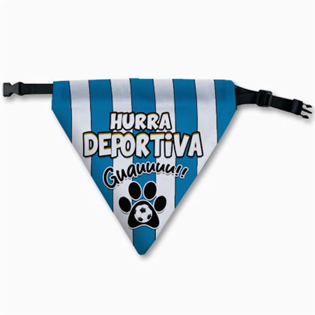 Collar pañuelo para perro de la Ponferradina berciano aficionado al fútbol
