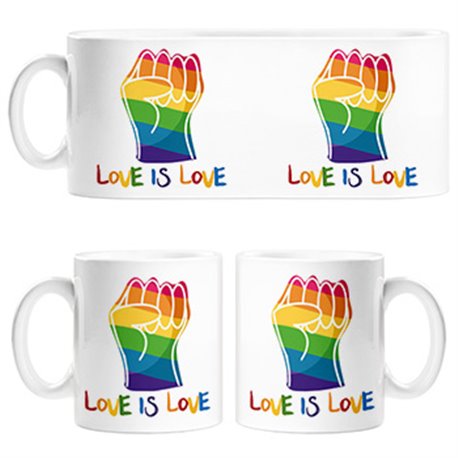Taza Orgullo Gay LGBTI Love is love
