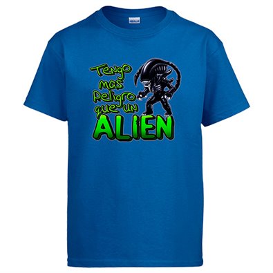 Camiseta Alien Tengo más peligro que un Alien