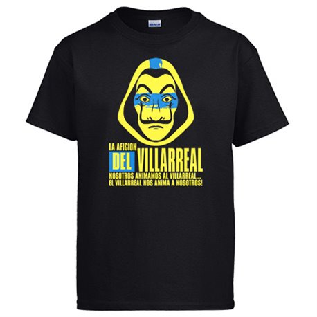 Camiseta para futbolero aficionado del villarreal