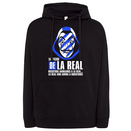 Sudadera para futbolero aficionado de la real